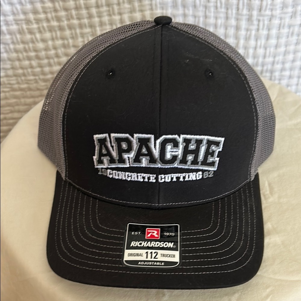 Apache Black and Gray Trucker Hat
